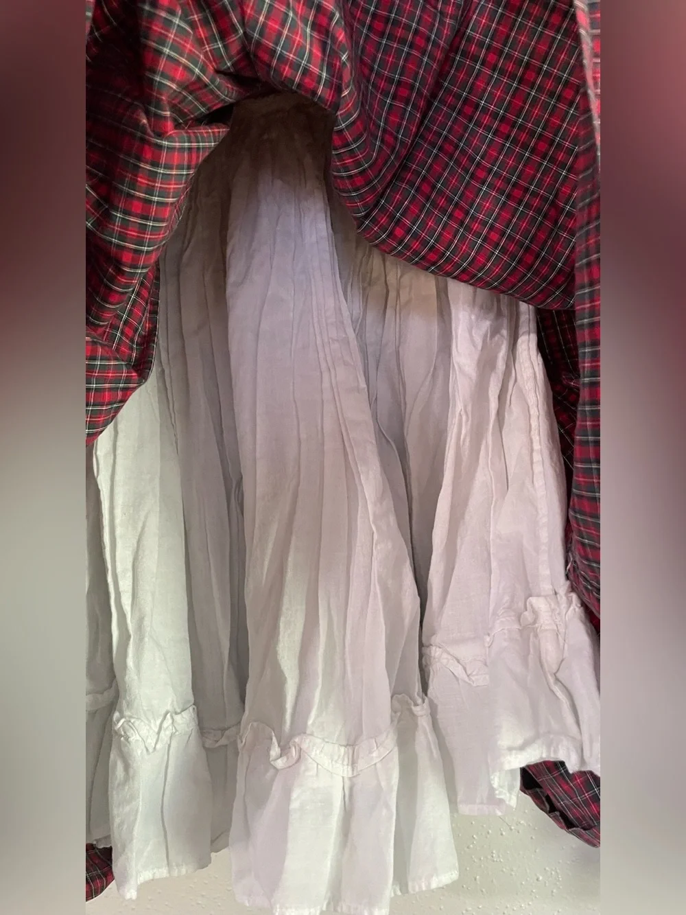 Ralph Lauren Girls Smocked Plaid Holiday Dress Red Size 3T Christmas